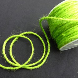 Twisted Burlap green Jute rope