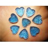 Blue Resin heart 