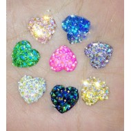 Mix resin heart