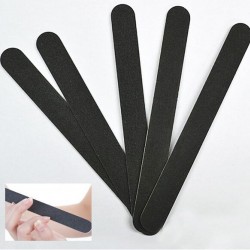 Portable Practical Nail File Buffer Sandpaper Black Buffing