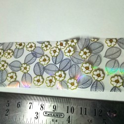 Holographic Flower Leaved Film
