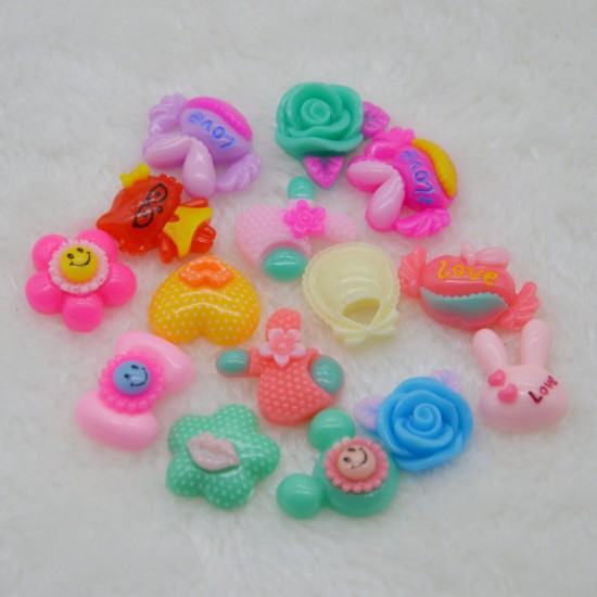 10PCS mixing Cartoon Resin 10PCS mixing Cartoon Resin