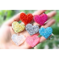 Resin Sequins hearts