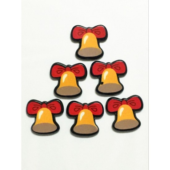 Bell Christmas Acrylic flatback