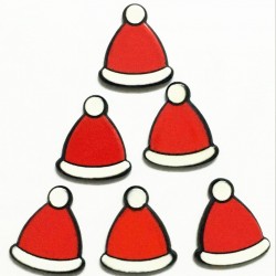 Hat Christmas Acrylic flatback 