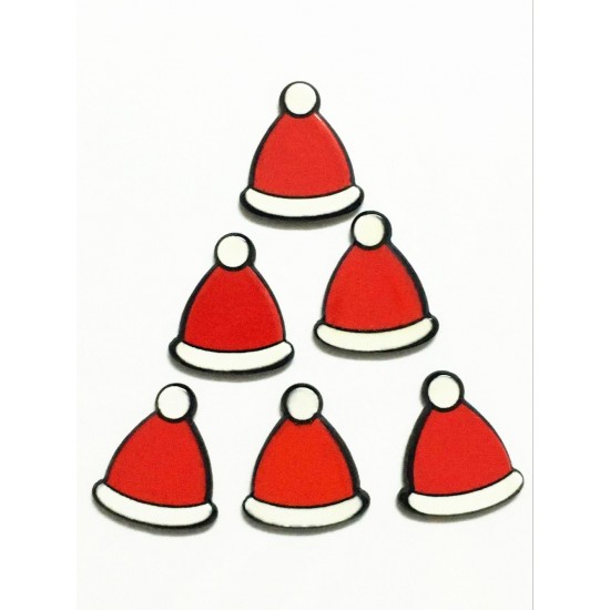 Hat Christmas Acrylic flatback 