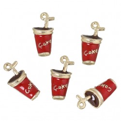 Coke Light Golden Red Enamel