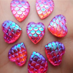 Hot Pink Fish Skin Bling