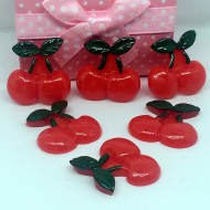 Red cherries embellishment