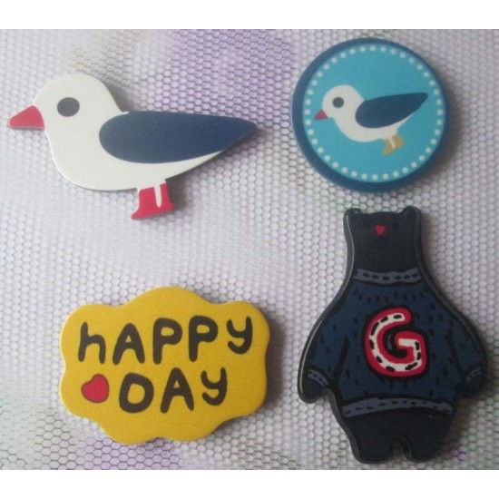 4pcs Mix Resin Flatback 4pcs Mix Resin Flatback