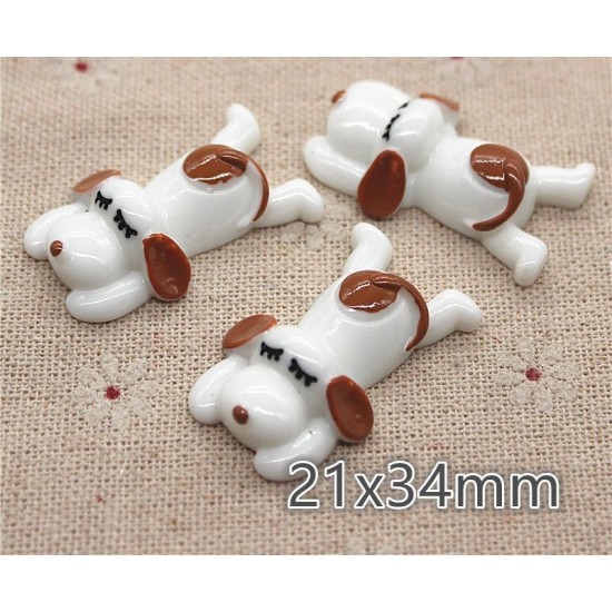 kawaii dog flat back kawaii dog flat back