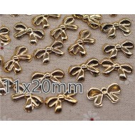 Plastic Golden Bowknot