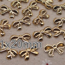 Plastic Golden Bowknot