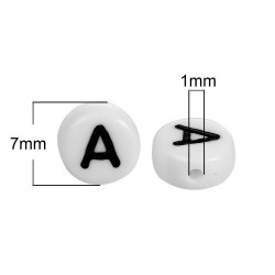 A Flat Round Beads