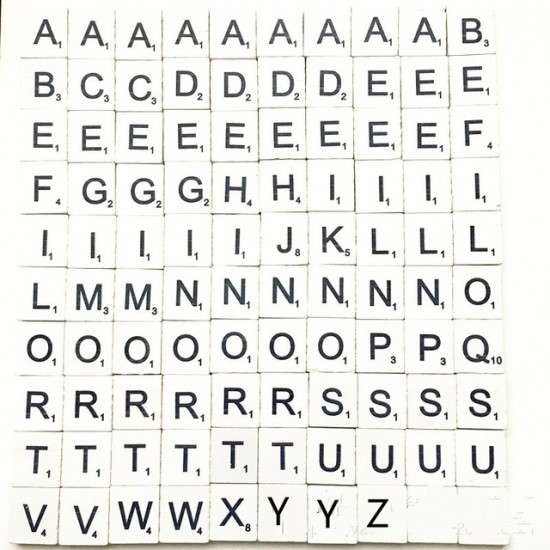 Scrabble Tiles Capital Alphabet Scrabble Tiles Capital Alphabet