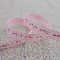 Pink flower Ribbon