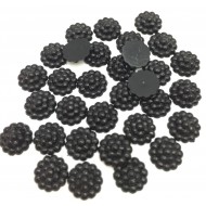 Black fancy pearl flower