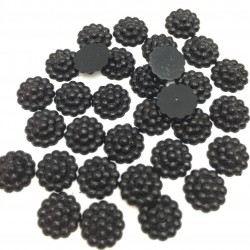 Black fancy pearl flower