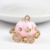 Pink Pumpkin Carriage Lovely Charm