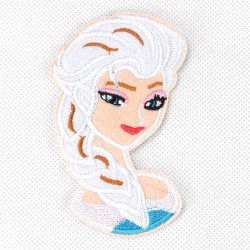 Princess Elsa Fabric Embroidered Iron/Sew On Patch