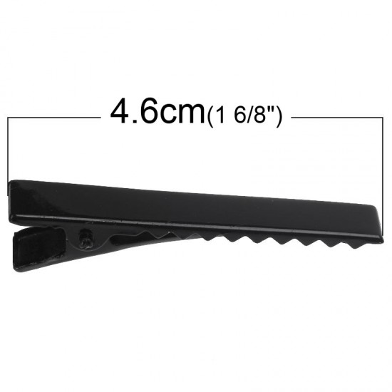 Black alligator clip Black alligator clip