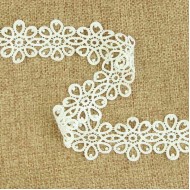 Embroidery Sew  Off-white Lace Trim 