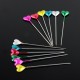 Heart stickpins