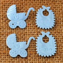 Blue Bib & Cart padded