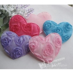 Ribbon Rose Padded Felt Sweet Heart