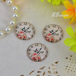 Pink Clock Dome 