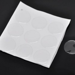Clear Round Epoxy Domes