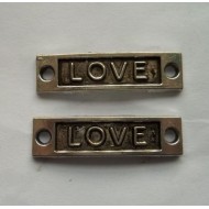 Tibetan silver love charms 