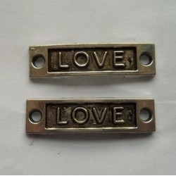 Tibetan silver love charms 