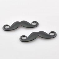 Black Alloy Moustache Connector