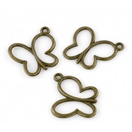 Bronze Tone Butterfly Charm
