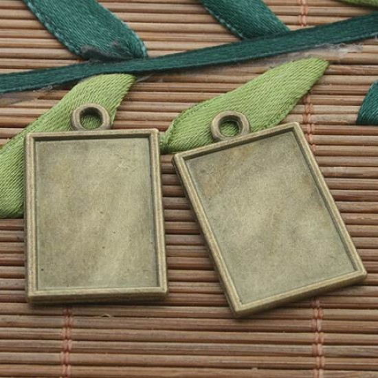 Bronze tone rectangle picture frames