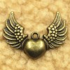 Vintage Heart Love Angel Wings