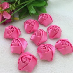 Rose Satin Ribbon Rose