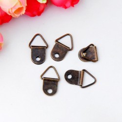 Bronze Tone Photo Frame tied Metal Hooks