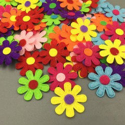 Felt Appliques Fabric Flower 