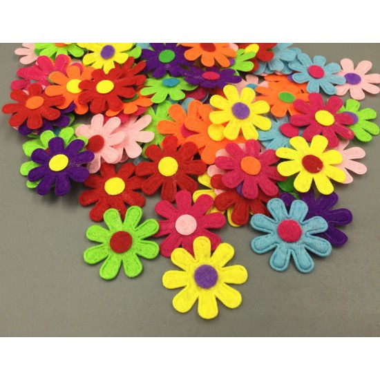 Felt Appliques Fabric Flower 