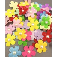 Felt Flower with Pearl