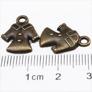 Bronze Coat Charm