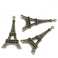 Paris Eiffel Tower Antique Bronze Hollow 