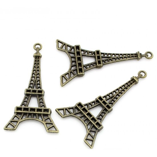 Paris Eiffel Tower Antique Bronze Hollow 