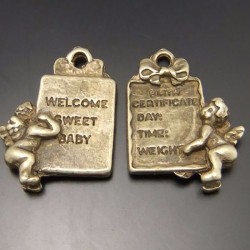 Birth Certificate Charm