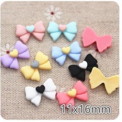 Small bowknot resin flatback