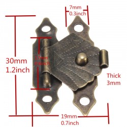 Wooden Case Hasp Latch 