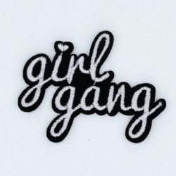 Girl Gang Embroidery Iron on patch