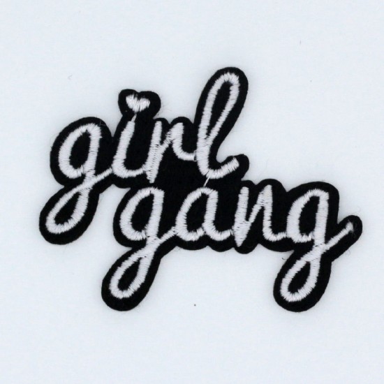 Girl Gang Embroidery Iron on patch
